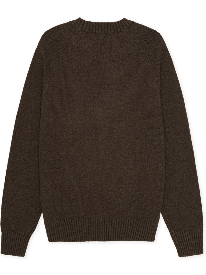 Brown Crew Neck Sweater 2