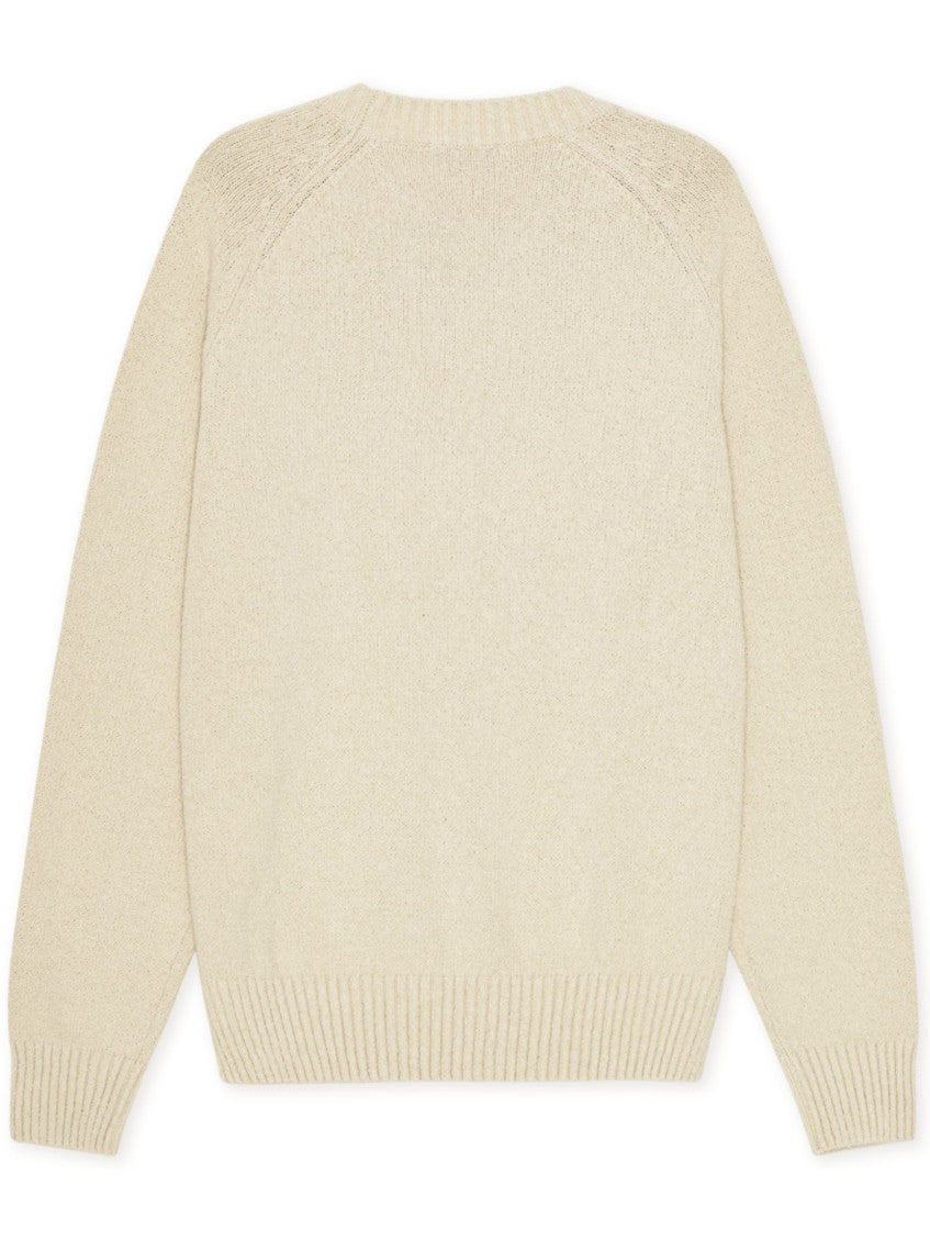 Beige Crew Neck Sweater 2