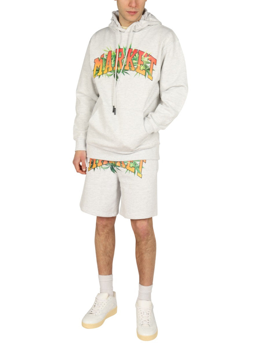 Grey Graphic Hoodie 3