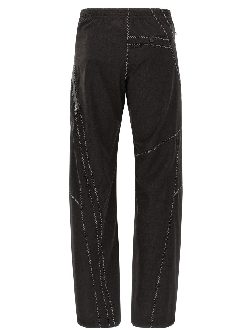 Brown Flat Front Pants 2