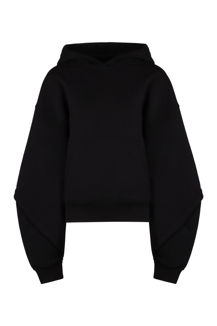 Black Oversize Cotton Hoodie 1