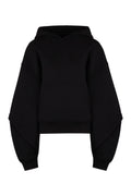 Black Oversize Cotton Hoodie 1
