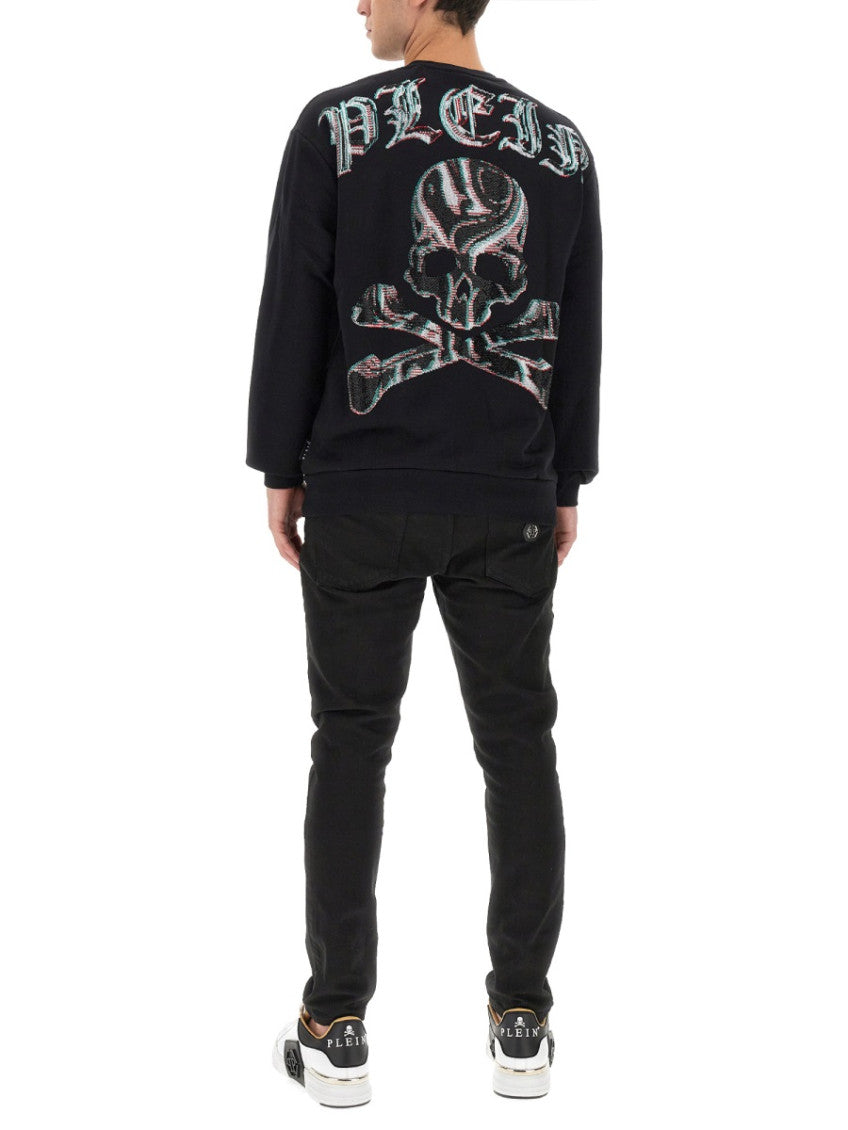 Black Crew Neck Sweatshirt 2