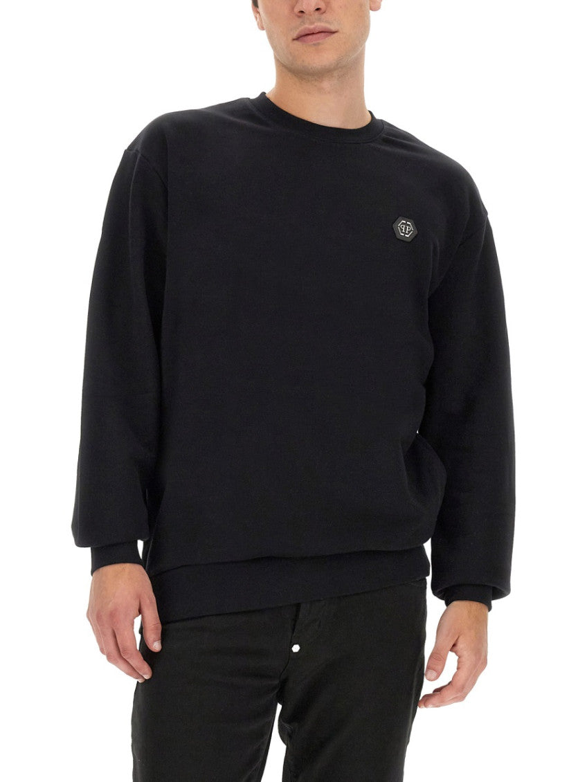 Black Crew Neck Sweatshirt 4