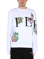 White Crew Neck Sweatshirt 1