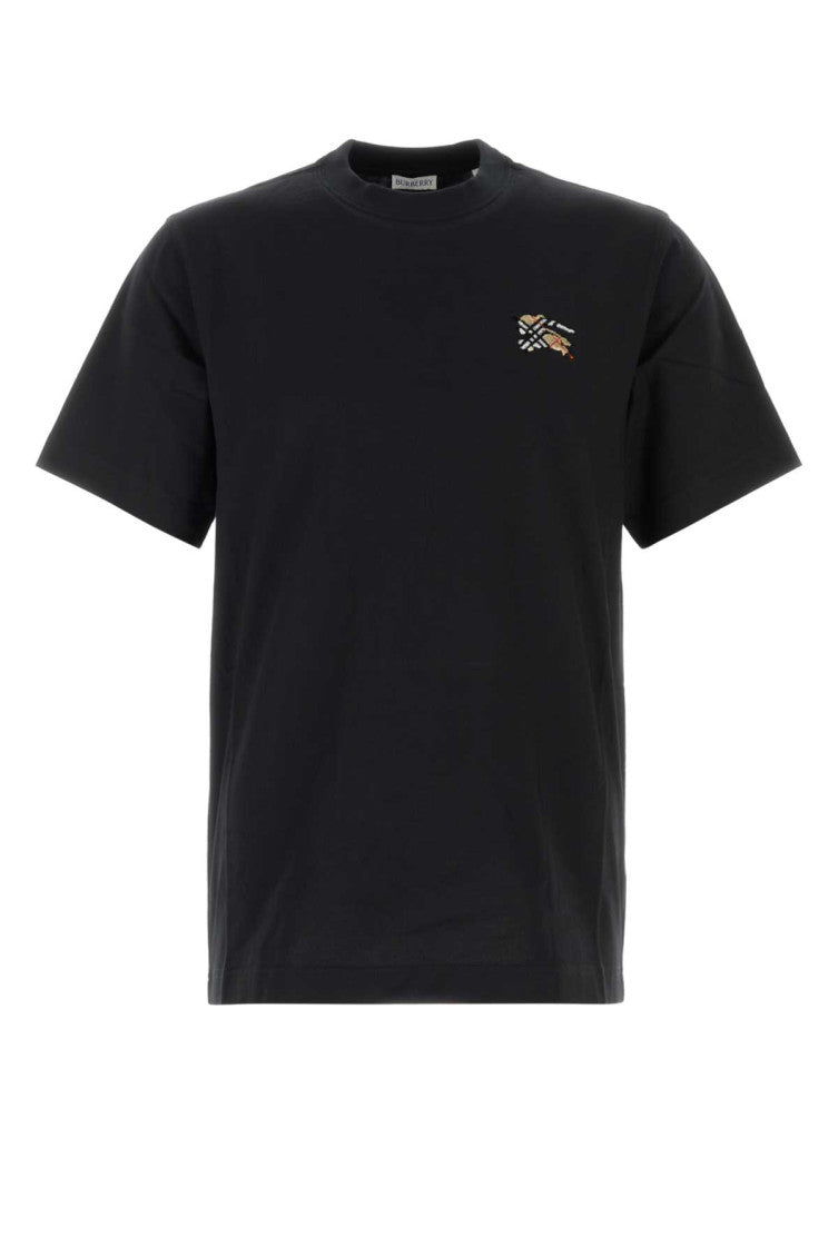 Black Logo Crew Neck T-Shirt 1