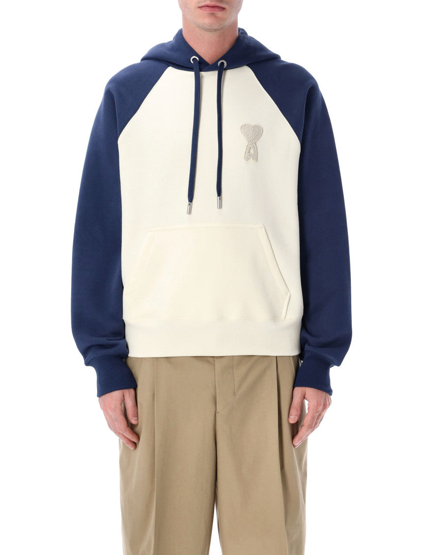 Blue Color Block Hoodie 1