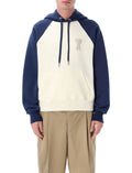 Blue Color Block Hoodie 1