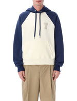 Blue Color Block Hoodie 1