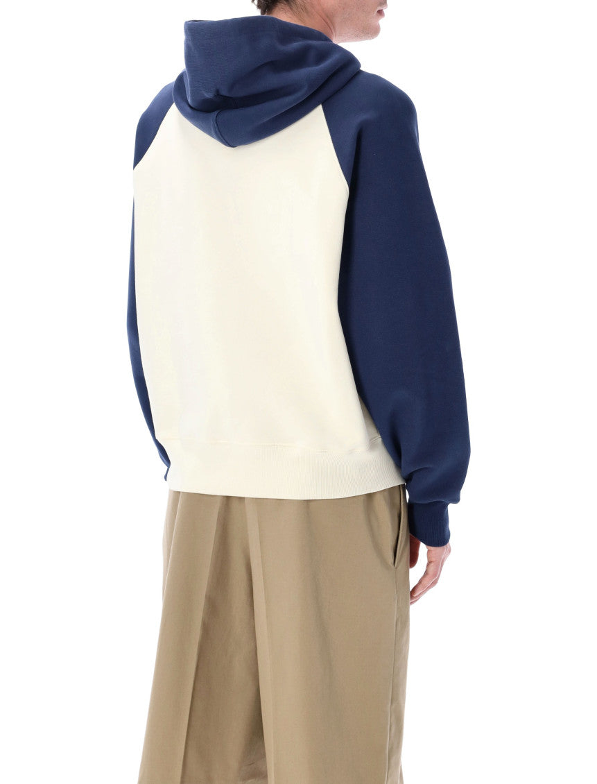 Blue Color Block Hoodie 2