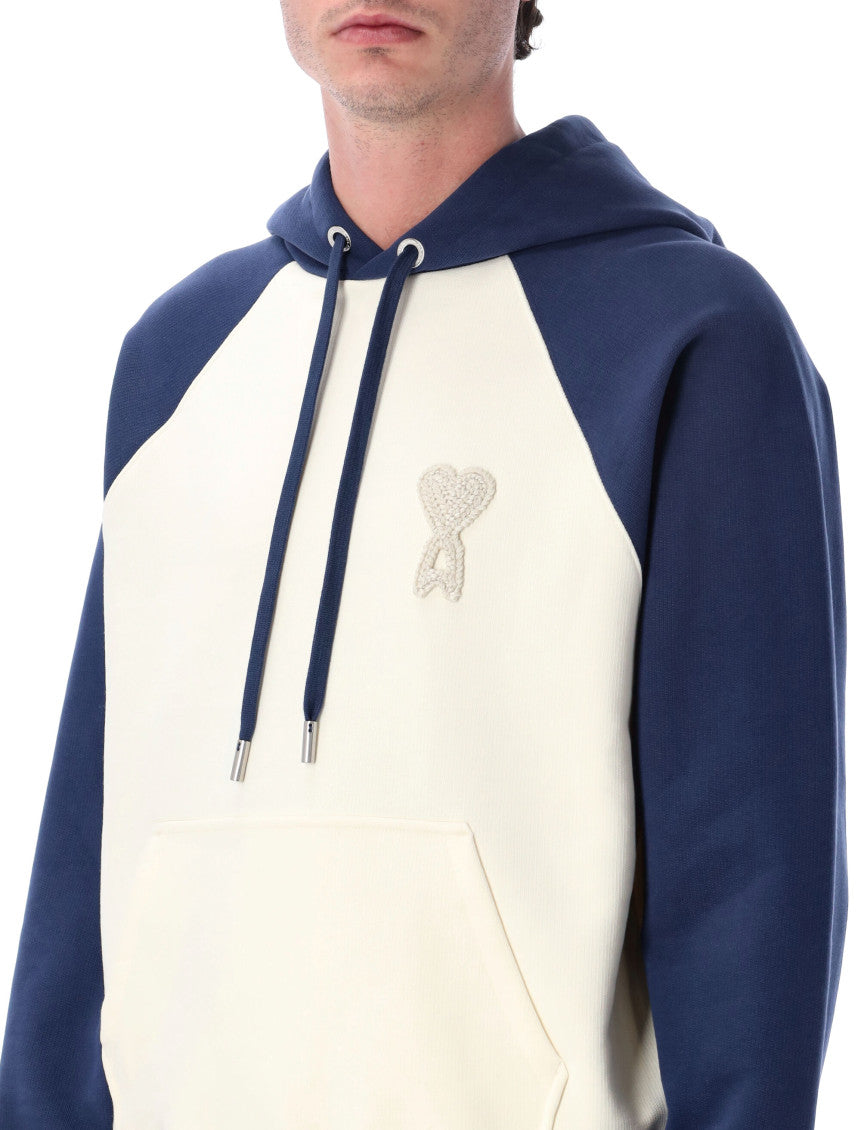 Blue Color Block Hoodie 3