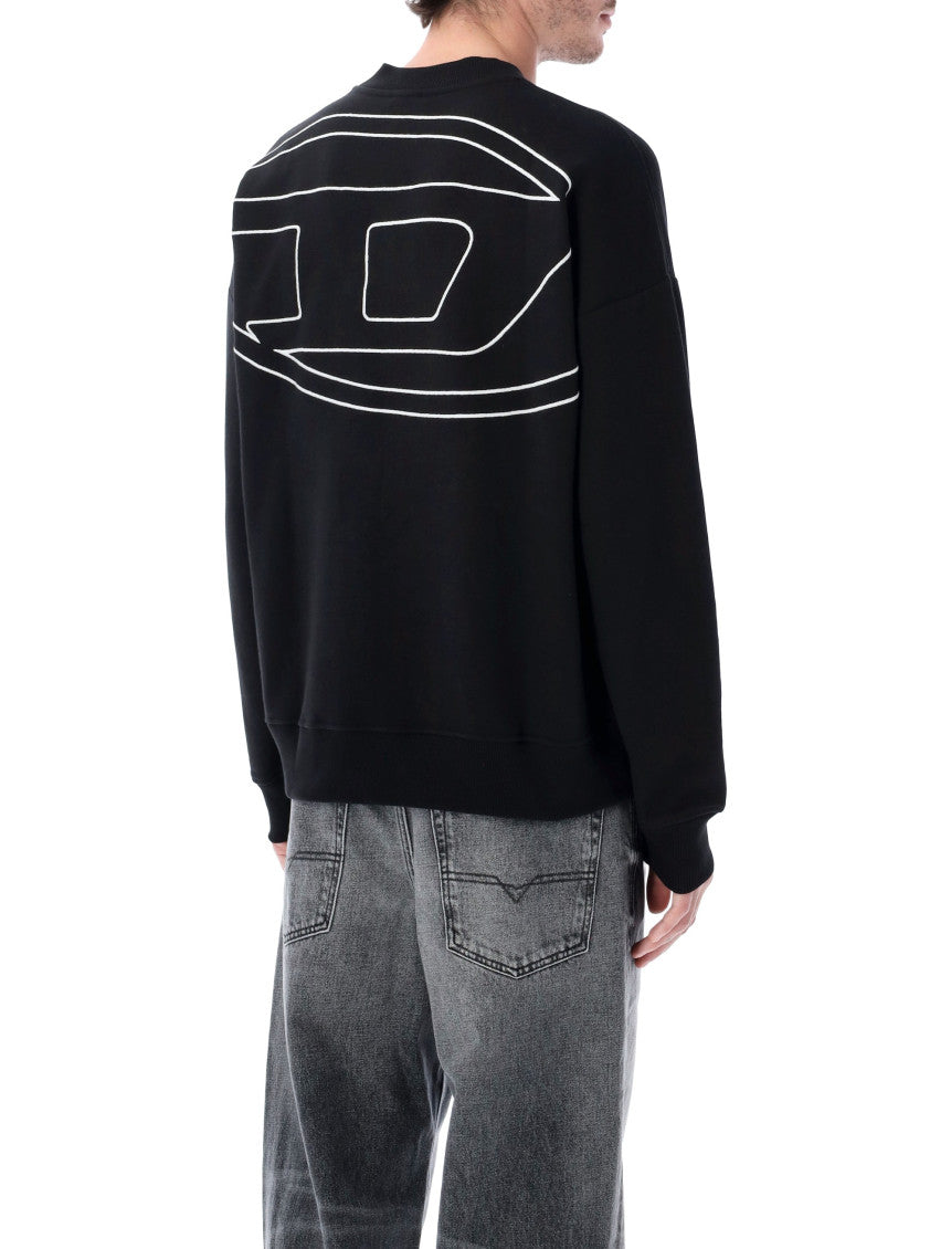Black Logo Crew Neck Sweatshirt 2