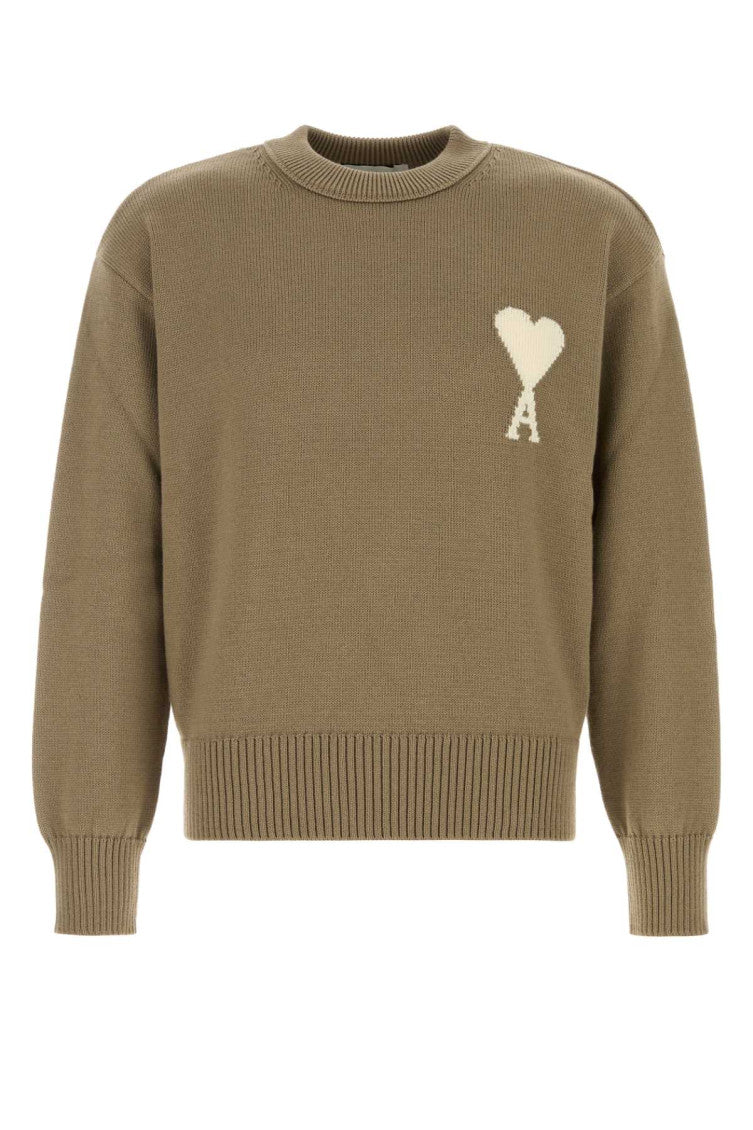 Brown Crew Neck Sweater 1