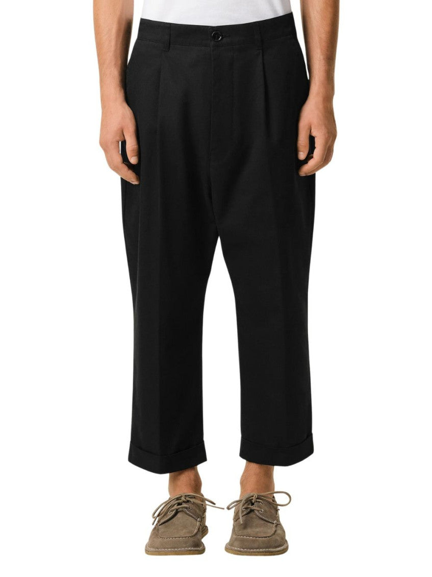 Black Tailored Pleated Pants 2