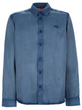 Blue Regular Solid Shirt 1