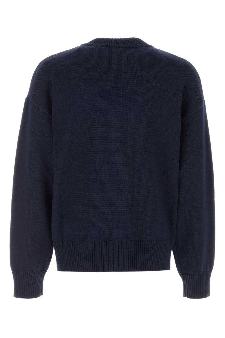 Navy Blue Logo Cardigan 2