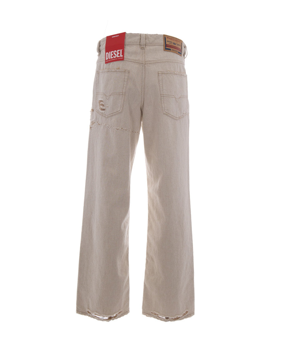 Dirty White Relaxed Jeans 2