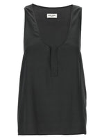 Black Silk Tank Top 1