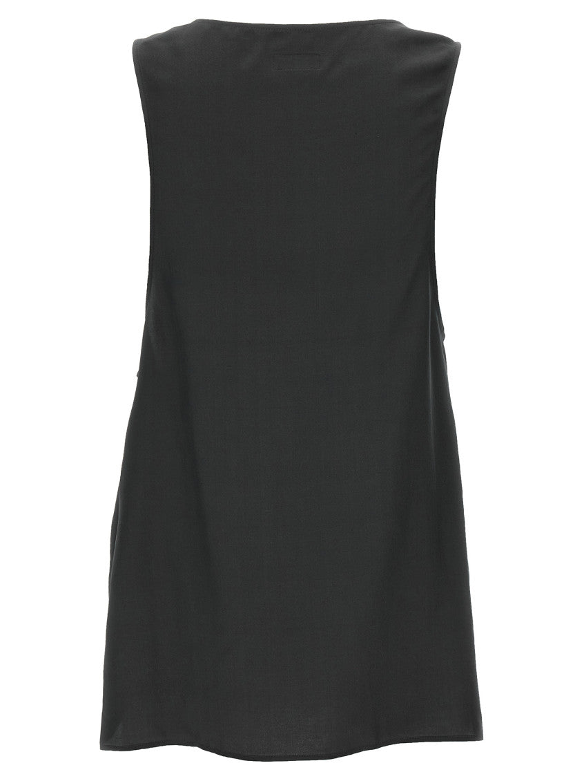 Black Silk Tank Top 2
