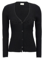 Black Long Sleeves Cardigan 1