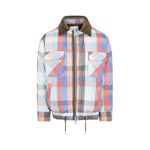 Multicolored Plaid Padded Blouson 1