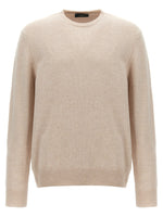 Beige Crewneck Sweater 1