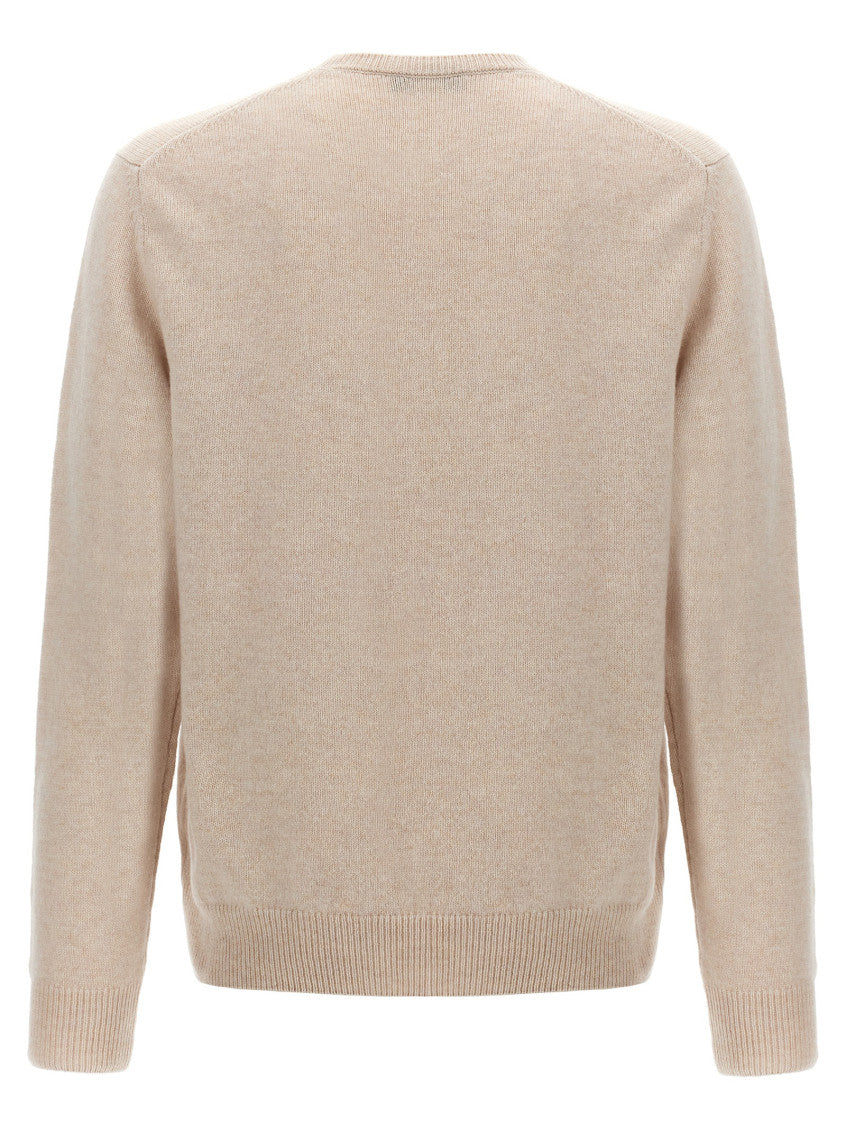 Beige Crewneck Sweater 2