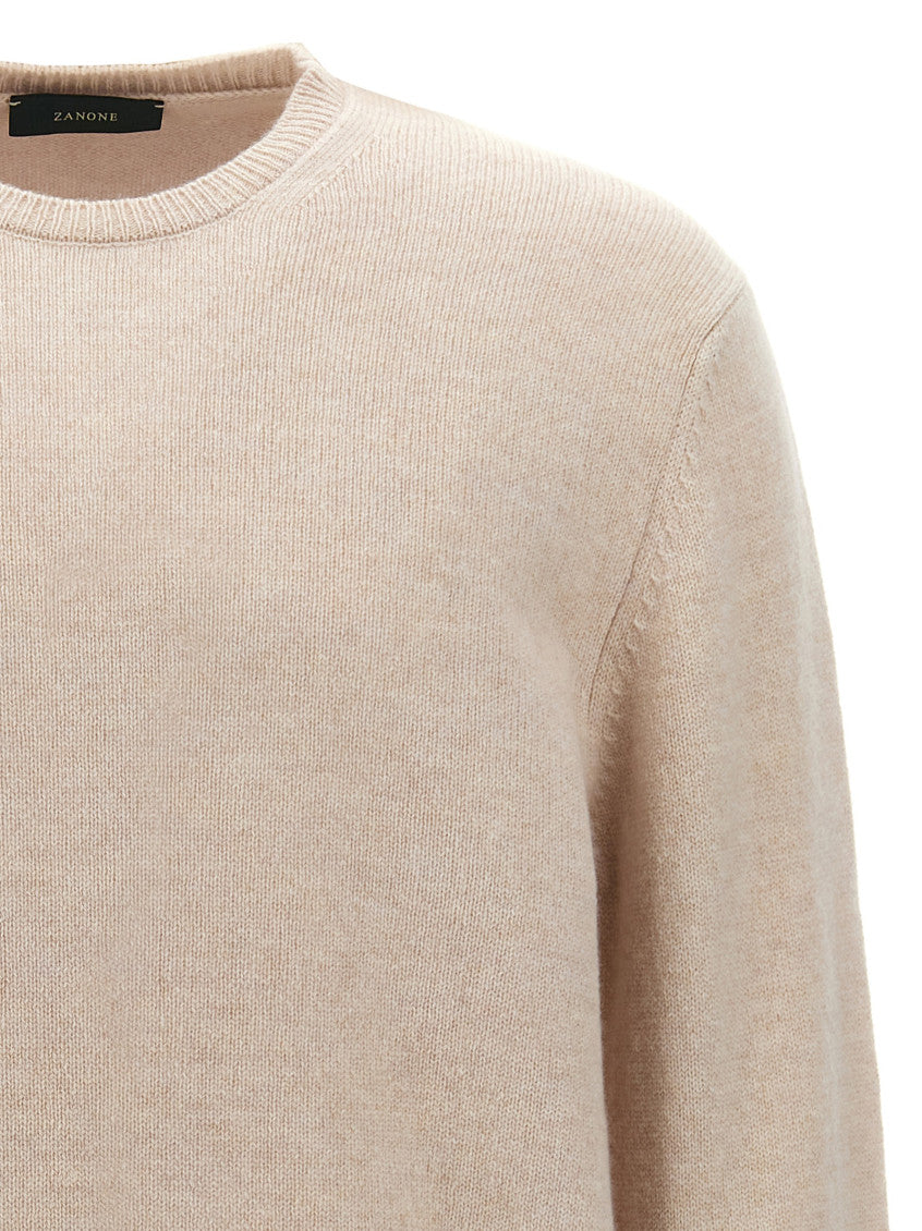 Beige Crewneck Sweater 3