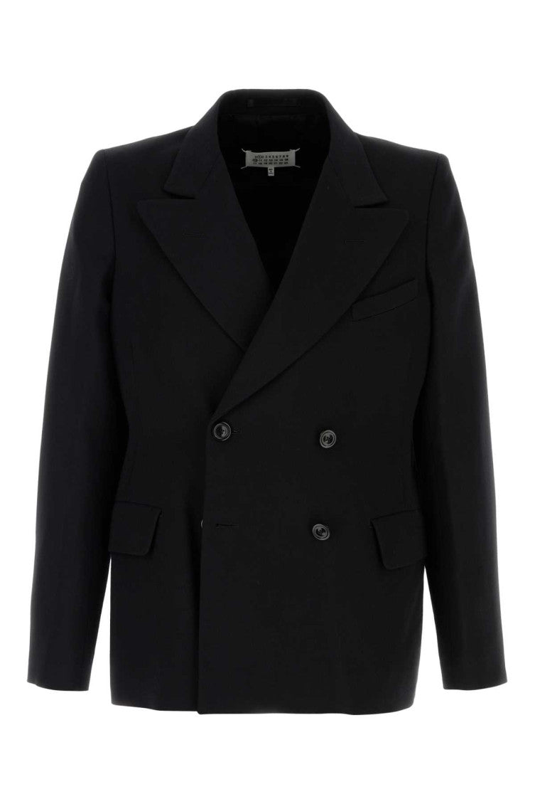 Black Double-breasted Blazer 1