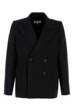 Black Double-breasted Blazer 1