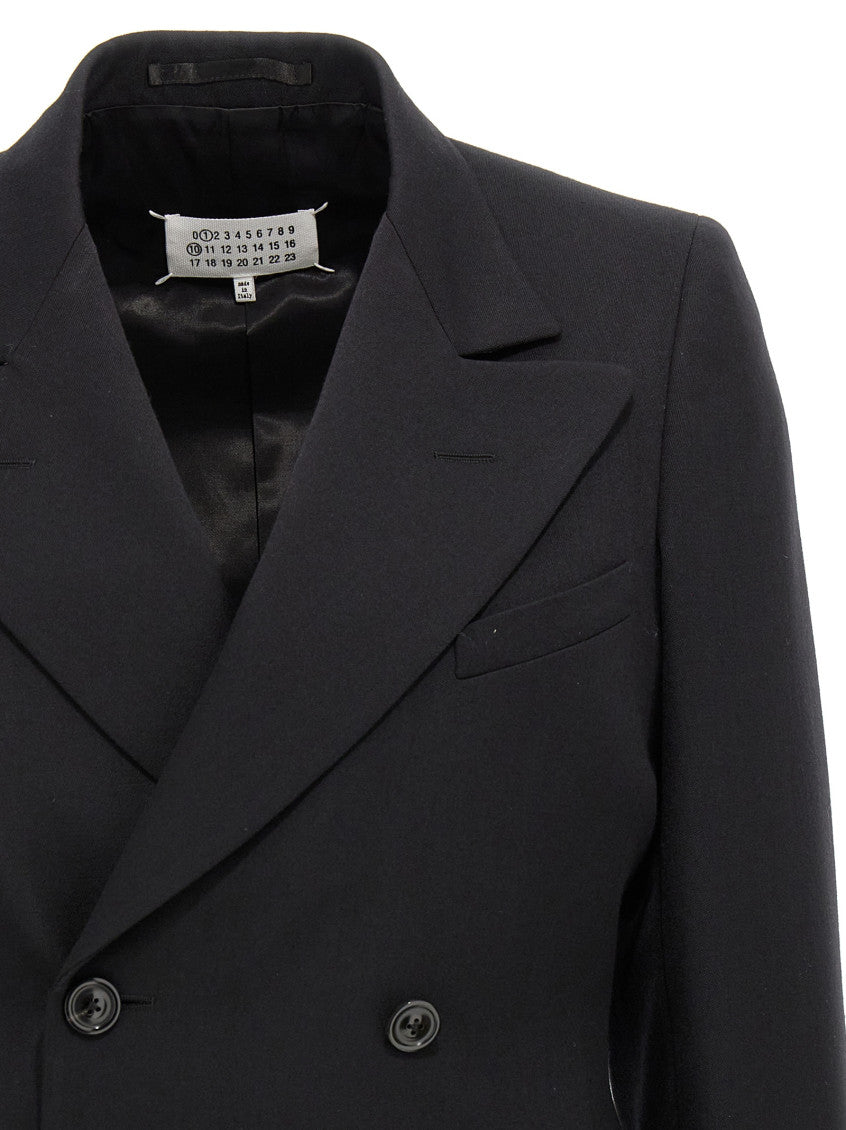 Black Double-breasted Blazer 3