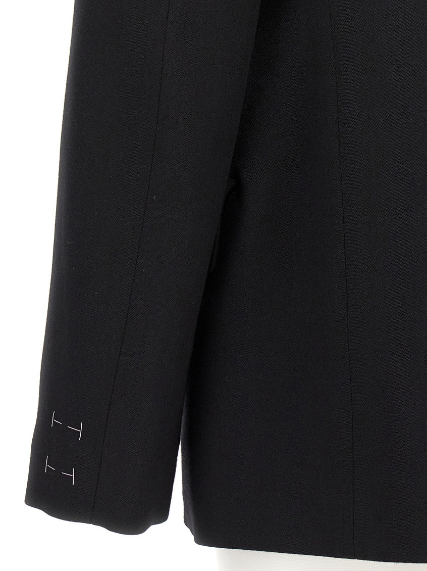 Black Double-breasted Blazer 4