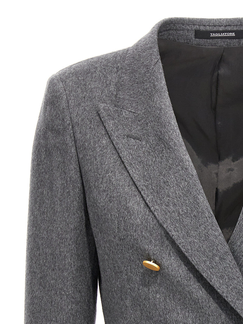 Grey Parigi Double Breasted Blazer 3