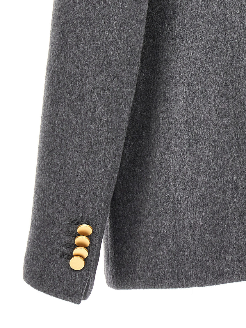Grey Parigi Double Breasted Blazer 4