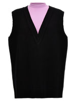 Multicolor Knit Vest 1