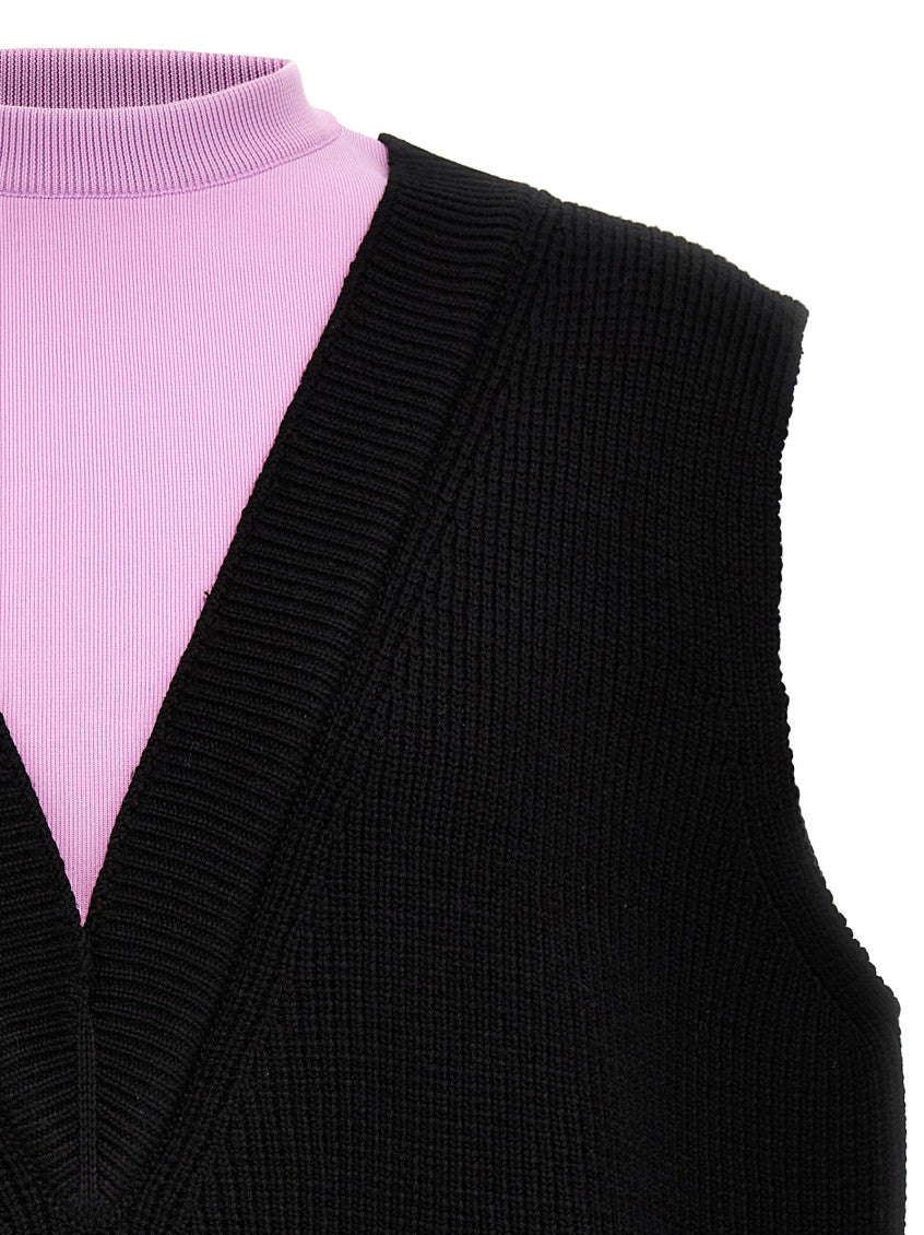 Multicolor Knit Vest 3