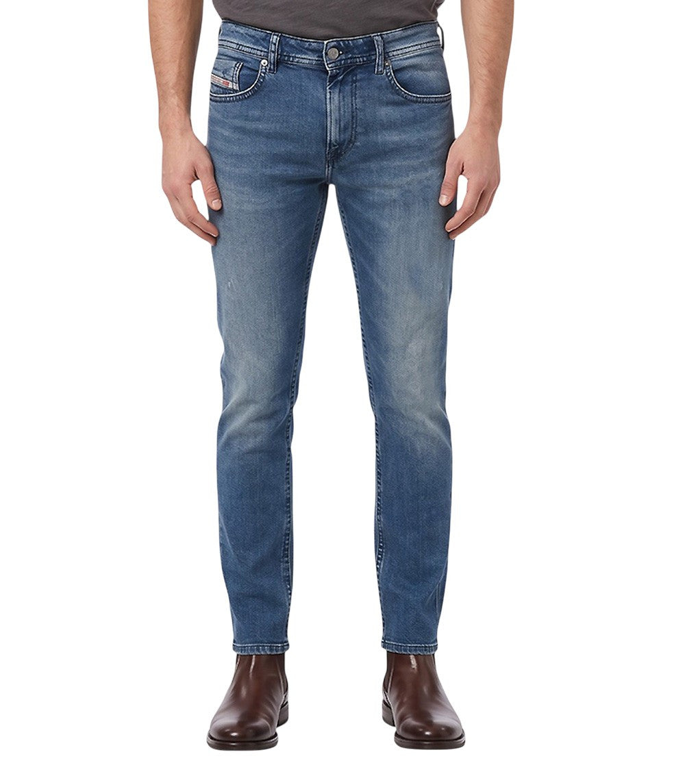 Blue Mid Rise Jeans 1