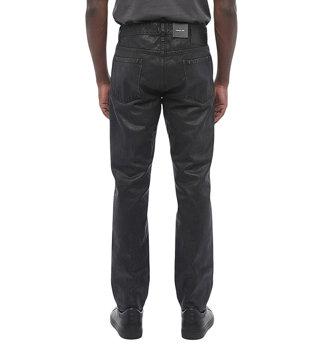 Black Regular Mid Rise Jeans 2