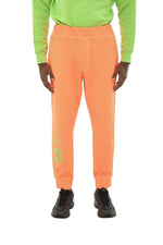Orange Logo Joggers 1