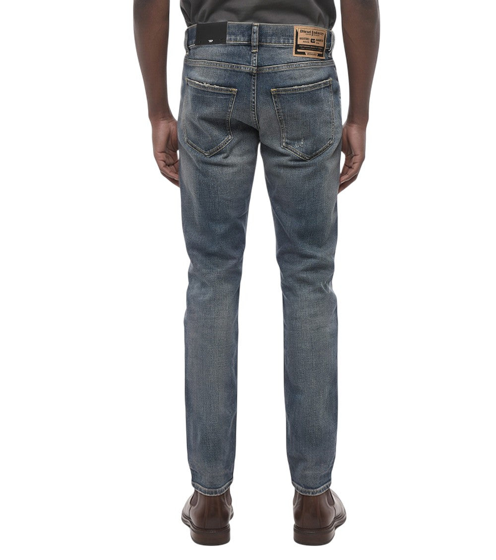 Blue Mid Rise Jeans 2