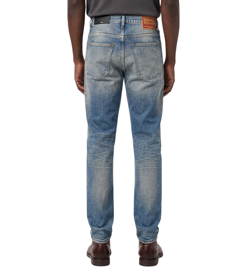 Blue Mid Rise Jeans 2