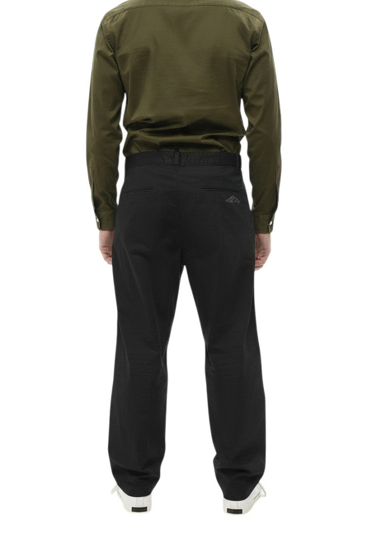 Black Straight Chino Pants 2