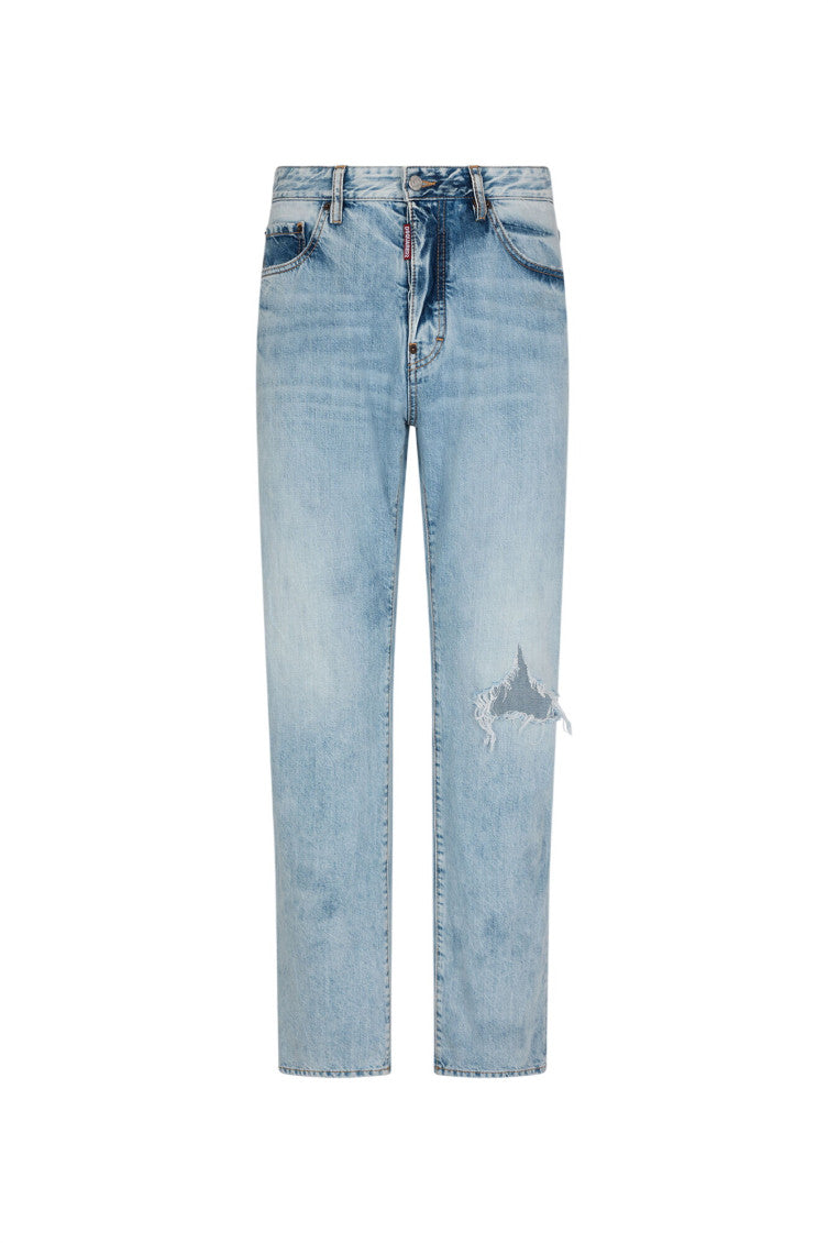 Blue Regular Mid Rise Jeans 1