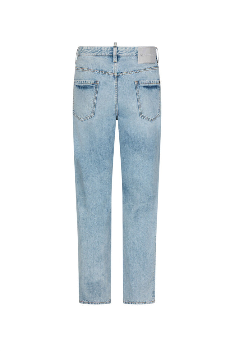 Blue Regular Mid Rise Jeans 2