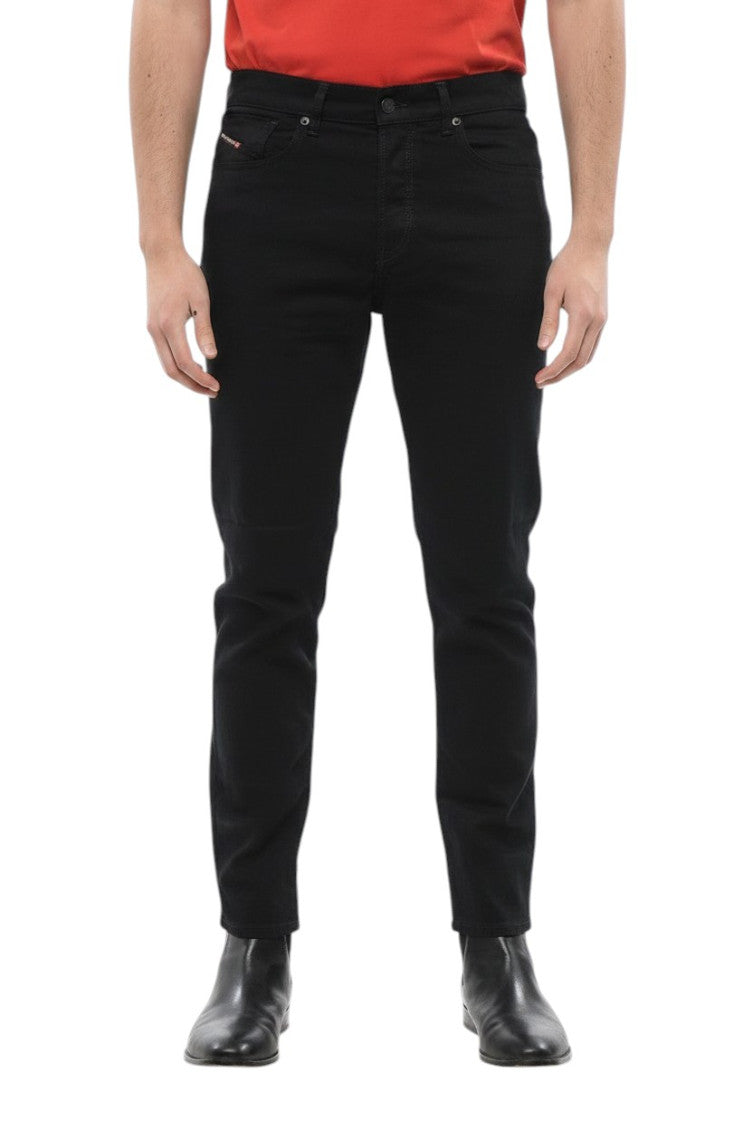 Black Mid Rise Jeans 1