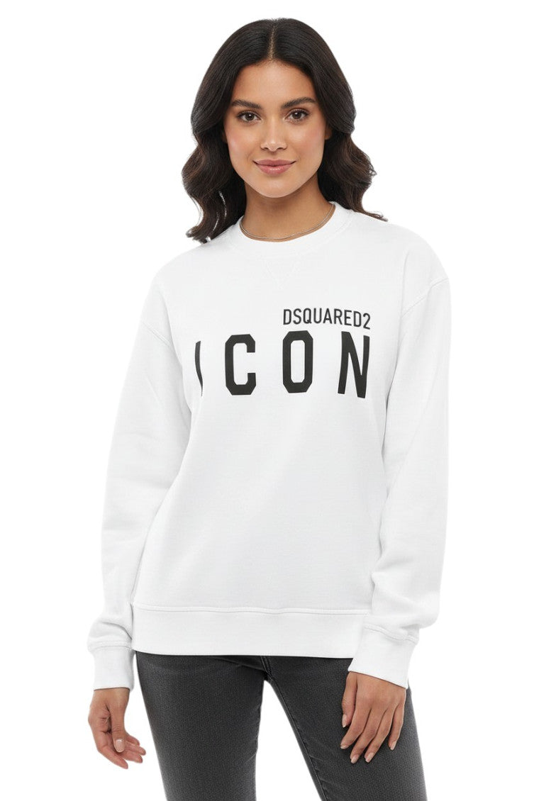 Black Graphic Crew Neck Sweatshirt 1
