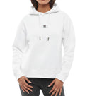 White Logo Hood Sweatshirt 1
