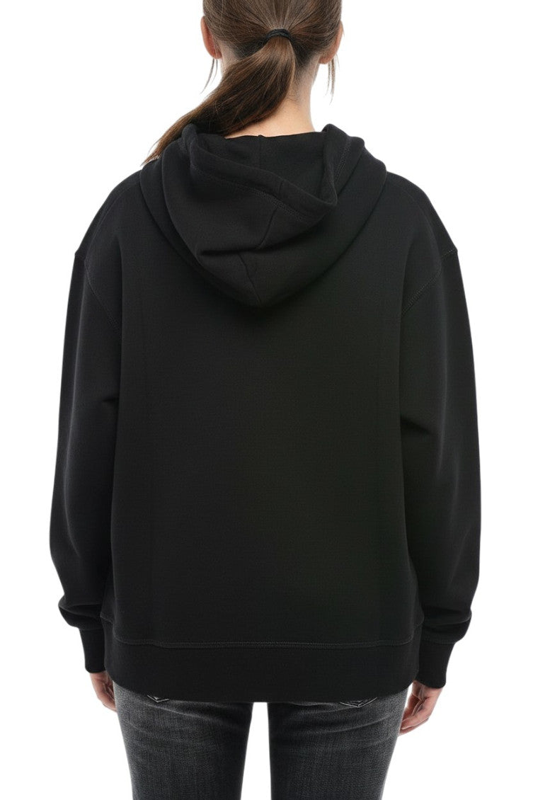 Black Graphic Hood Sweatshirt 2