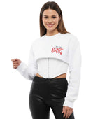 White Graphic Crew Neck Sweatshirt 1