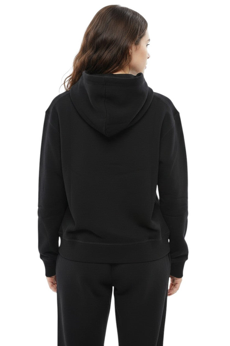 Black Graphic Hood Sweatshirt 2